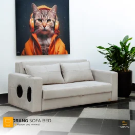 مبل تخت خوابشو دو نفره مدل اکسان