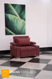 مبل تخت خوابشو ریلی تک نفره (عرض 80) اورنگ